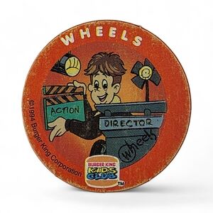 Vintage 1994 Burger King Kids Club Director Pog Milk Bottle Cap